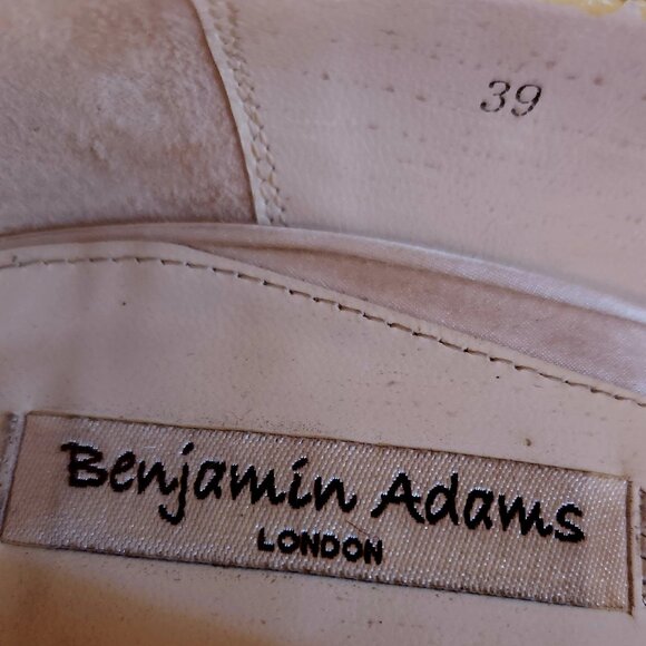 Bonus matching purse! Benjamin Adams satin bling double open toe - Picture 5 of 5